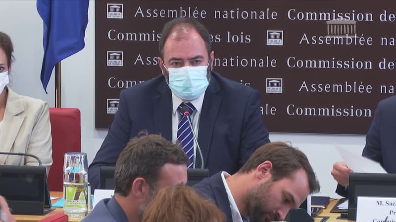 Le Ministre de la Santé François Braun lors d'une audition à l'Assemblée nationale le 05/07/2022