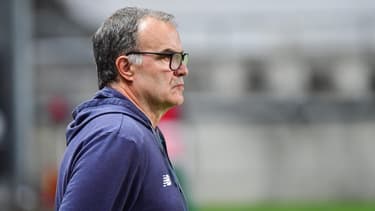 Marcelo Bielsa sur le banc de Lille le 20/11/2017	