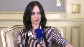 L'actrice Eva Green sur BFMTV le 16 octobre 2017.