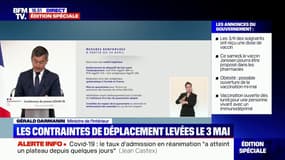 Gérald Darmanin: "Avant l'embarquement, les passagers devront déclarer le lieu dans lequel ils effectueront leur quarantaine en France"