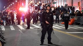 Un policier à New York, le 31 octobre. 