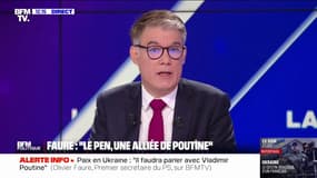 Ukraine: Olivier Faure n'est pas prêt à "accepter un simple cessez-le-feu, sans garantie de sécurité pour l'Ukraine"