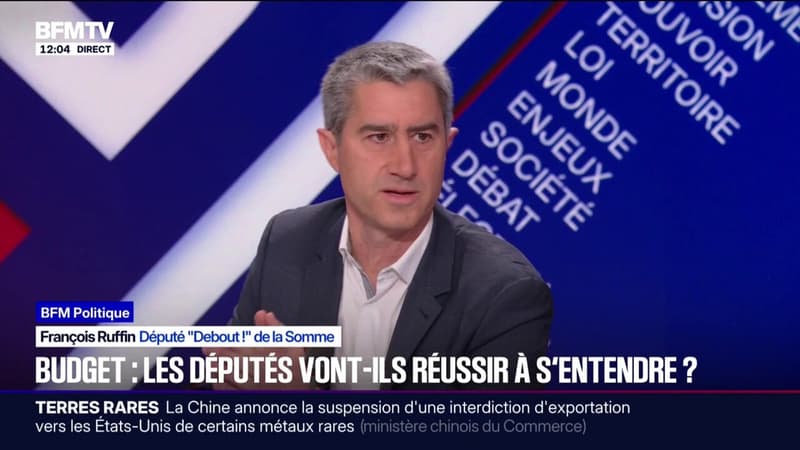 Budget: pour François Ruffin (Debout!), "on ne sortira le pays de l'ornière que par le redressement productif"