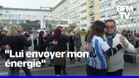 Rome: les danseurs de tango se rencontrent en l'honneur du pape devant l'hôpital où il est soigné 