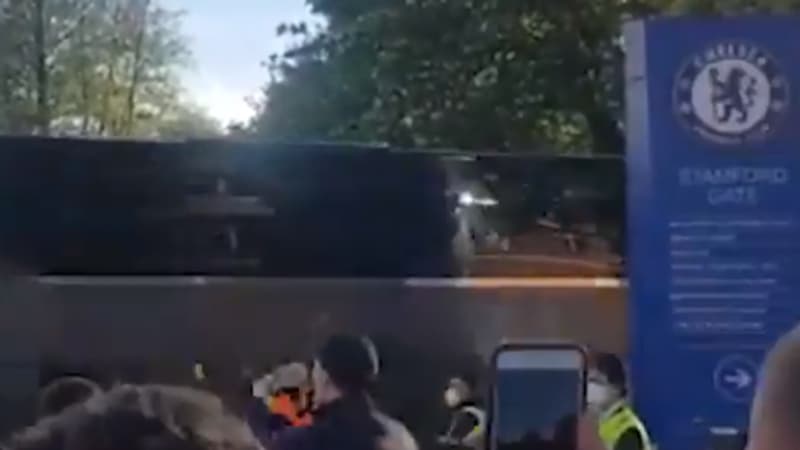 Chelsea-Real Madrid: insultes et huées à l'arrivée du bus madrilène à Stamford Bridge