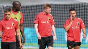 Kevin De Bruyne à l'entraînement