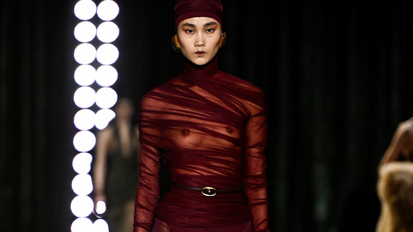 Défilé Saint Laurent automne/hiver 2024/2025