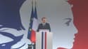 Emmanuel Macron lors de la cérémonie d'hommage aux victimes de l'attaque de la préfecture de police de Paris, le 8 octobre 2019.