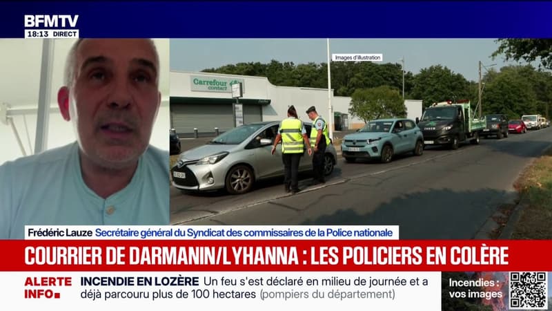 Divulgation du courrier de Gérald Darmanin à Laurent Nuñez: “Nous sommes révoltés, c’est un sentiment d’injustice et de trahison”, réagit Frédéric Lauze, secrétaire général du syndicat des commissaires de la Police nationale
