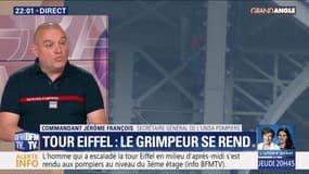 Tour Eiffel: le grimpeur se rend (1/2)