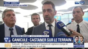 Canicule: Christophe Castaner appelle à être "responsable" face à la chaleur