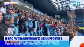 Les joueurs du HAC ont retrouvé leur stade Océane et leurs supporters