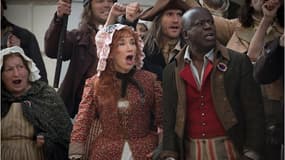 Marie-Anne Chazel et Pascal Nzonzi dans "Les Visiteurs: La Révolution".