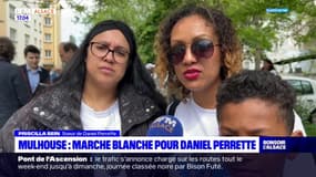 Mulhouse: une centaine de personnes réunies pour une marche blanche en hommage à Daniel Perrette