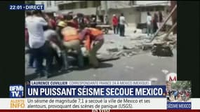 Mexique: un puissant séisme secoue la ville de Mexico (1/2) 