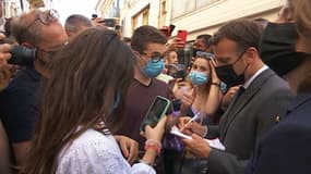 Emmanuel Macron à Valence (Drôme) le 8 juin 2021
