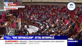  Gabriel Attal interpellé par Cyrielle Chatelain (EELV): "Allez-vous continuer à faire passer des lois qui reprennent le programme de Jean-Marine Le Pen?"