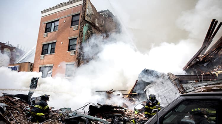 PHOTOS - New York: les premières images après l'effondrement