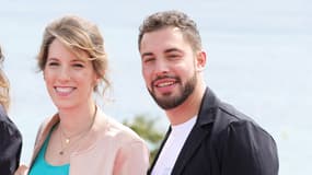 Léa François et Marwan Berreni en avril 2022 au festival Cannes séries.