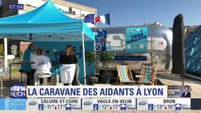 La caravane des aidants s'arrête à Lyon pour apporter soutien et conseils aux proches de malades