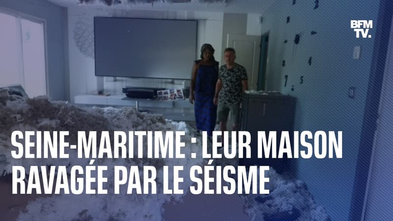 Charente-Maritime: cette famille retrouve sa maison totalement ravagée après le séisme