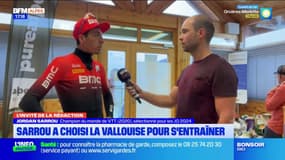 JO 2024: pour se préparer aux épreuves, le cycliste Jordan Sarrou s'entraîne dans la Vallouise