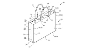 Le schéma du brevet de sac déposé par Apple.