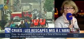 Crues en Seine-et-Marne: "Il fallait partir et ça ne servait à rien de rester", témoigne un habitant