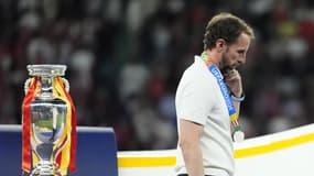 Gareth Southgate après la finale de l'Euro 2024, perdue par l'Angleterre contre l'Espagne.