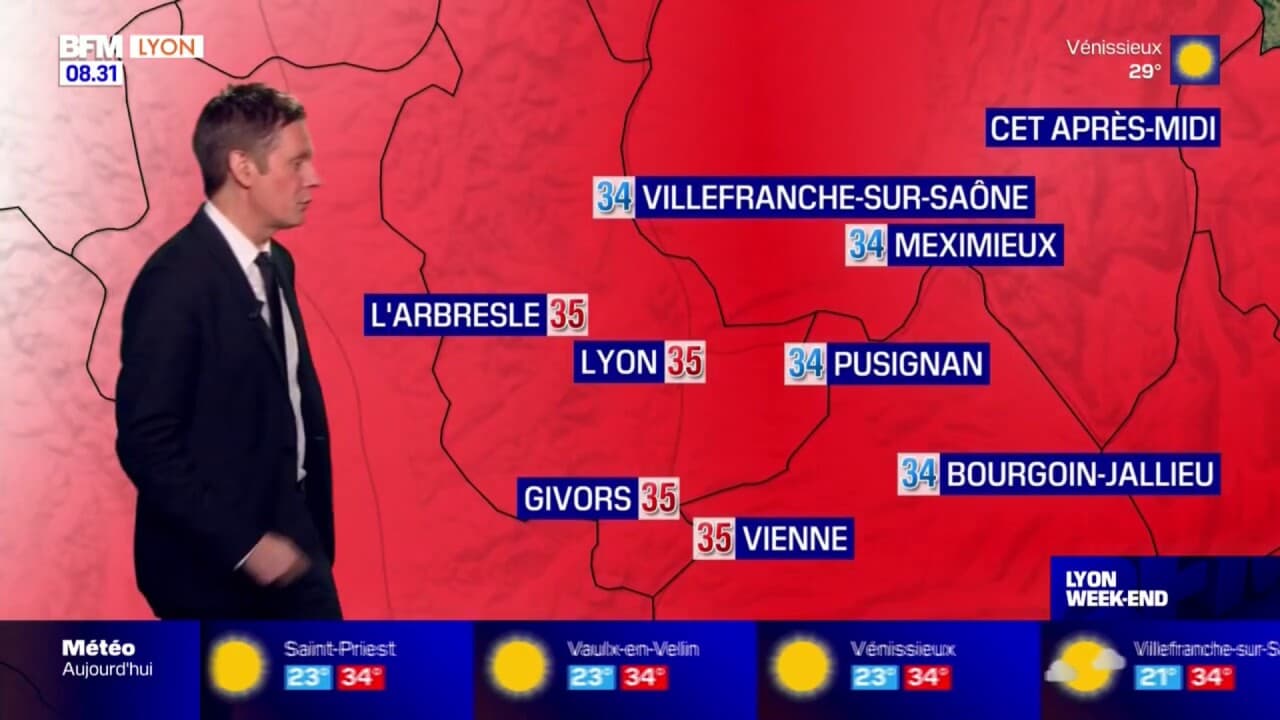 Météo Rhône: des risques d'orages et des températures toujours très ...
