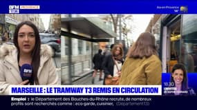 Marseille: le tramway T3 remis en circulation
