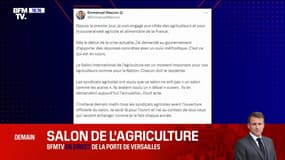 Salon de l'agriculture: le grand débat annulé par Emmanuel Macron