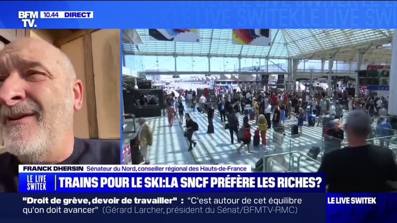 Franck Dhersin (sénateur du Nord), sur la grève SNCF: 