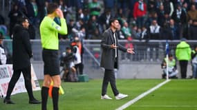 L'entraîneur des Girondins de Bordeaux Albert Riera, 20 avril 2024