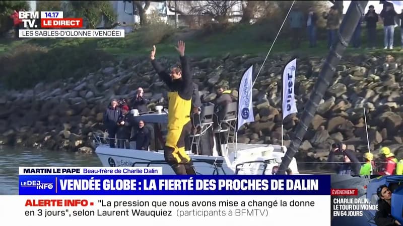 Vendée Globe: la fierté des proches de Charlie Dalin, vainqueur de la course