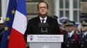 François Hollande a présidé mardi matin l'hommage solennel aux trois policiers tués dans les attentats.