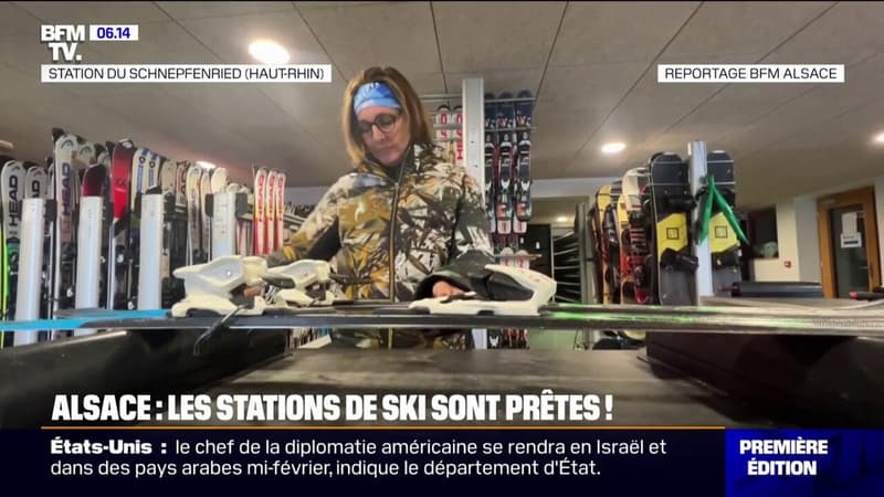 Alsace: la station de ski du Schnepfenried se prépare avant la réouverture ce 8 février