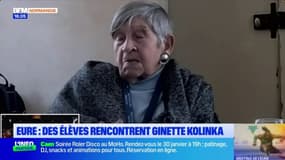 Val-de-Reuil: des élèves rencontrent Ginette Kolinka, rescapée d'Auschwitz-Birkenau