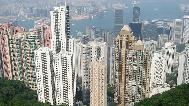 Le Pic Victoria (The Peak), à Hong Kong
