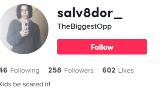 Extrait du profil TikTok du tireur présumé de la Fusillade au Texas, Salvador Ramos. 