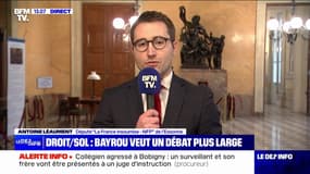 Droit du sol: "Qu'est-ce qui est la cause de l'immigration? C'est ça la question qu'il faut se poser", estime Antoine Léaument (LFI)