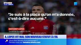 Anthony Lopes vit mal son nouveau statut à l'OL
