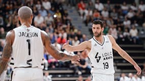 Edwin Jackson et Antoine Diot (Asvel)
