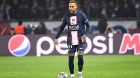 Neymar avec le PSG en février 2023