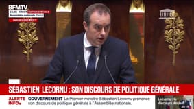 Discours de politique générale: "Il y a des mesures d'urgence à prendre sans attendre, c'est un devoir", assure Sébastien Lecornu