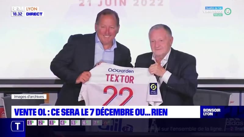 OL : réponse le 7 décembre pour la vente de l'OL
