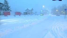 Une importante couche de neige est tombée cette nuit en Savoie