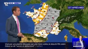 Une journée agitée avec beaucoup de précipitations et un ciel chargé sur la majorité du pays