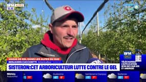 Sisteron: un arboriculteur lutte contre le gel