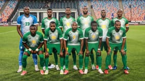 Les Comores face à l'Egypte en 2021.